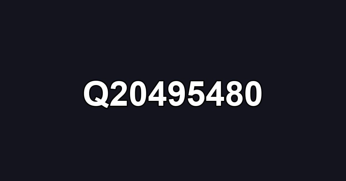 Q20495480