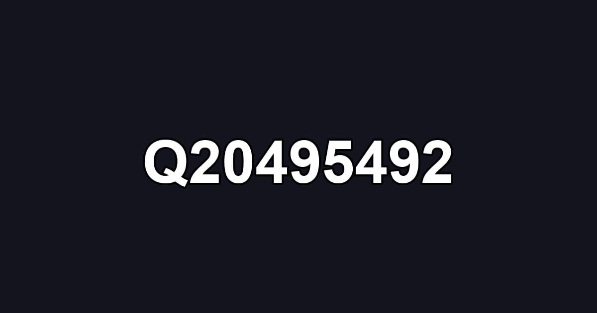 Q20495492