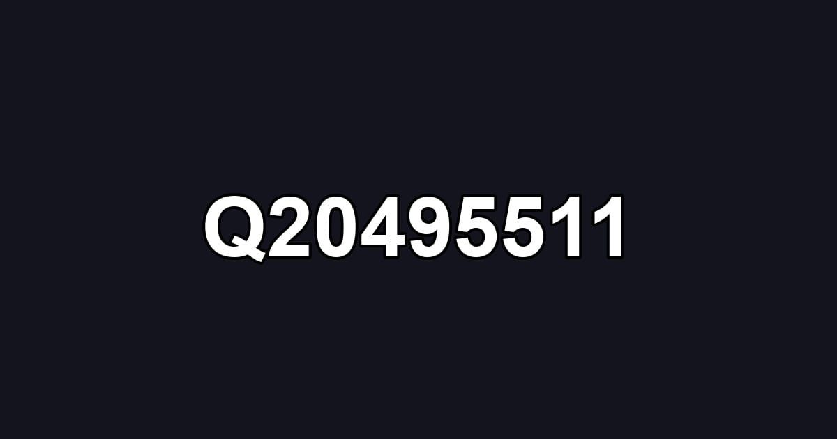Q20495511