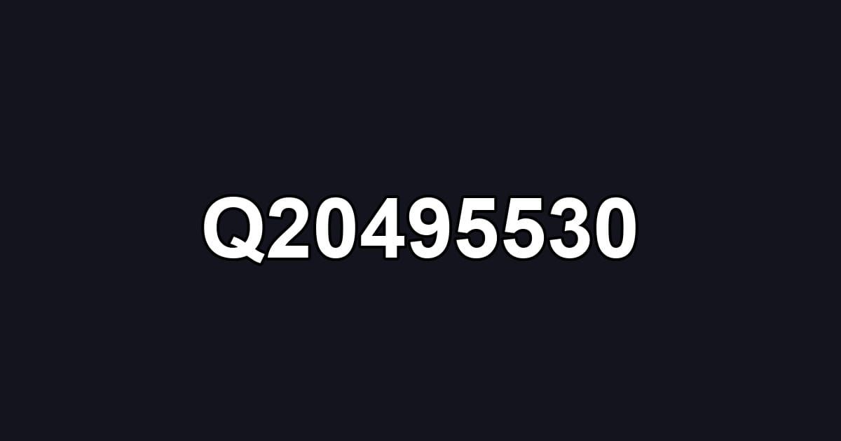Q20495530