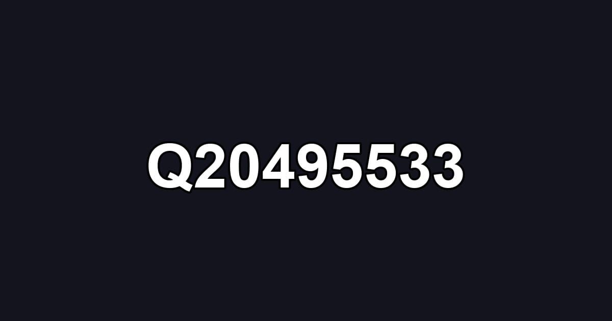 Q20495533