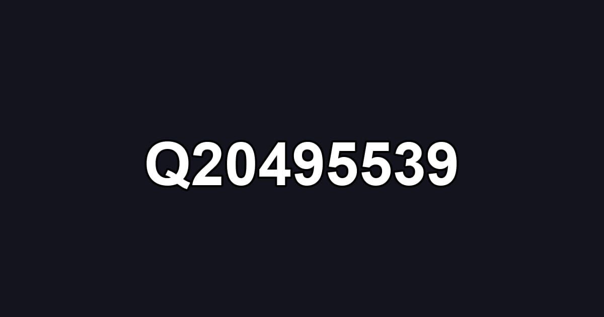Q20495539