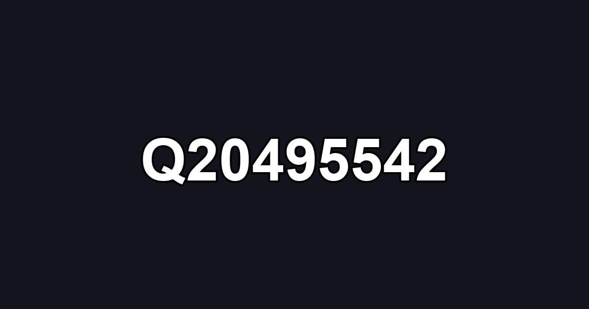 Q20495542