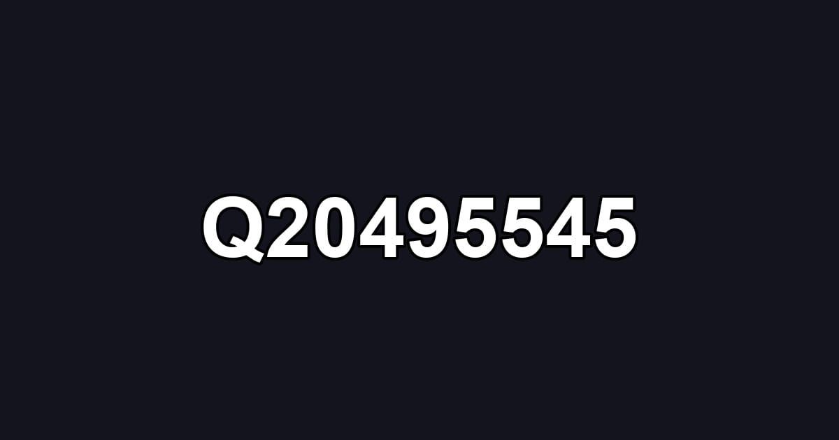 Q20495545