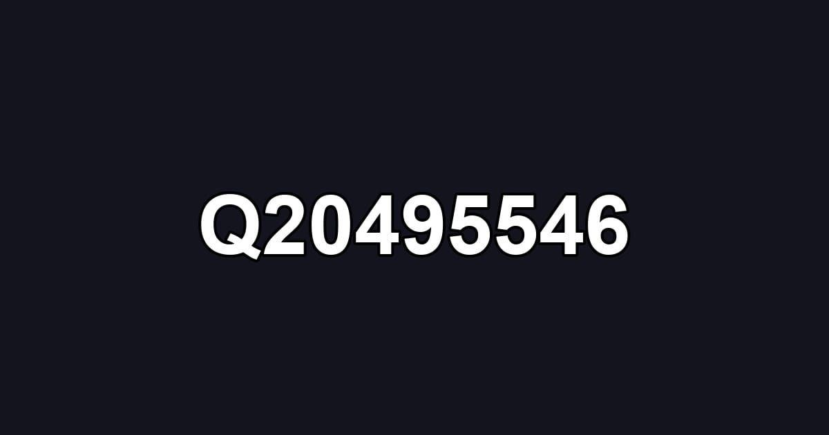 Q20495546