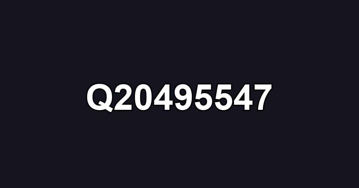 Q20495547