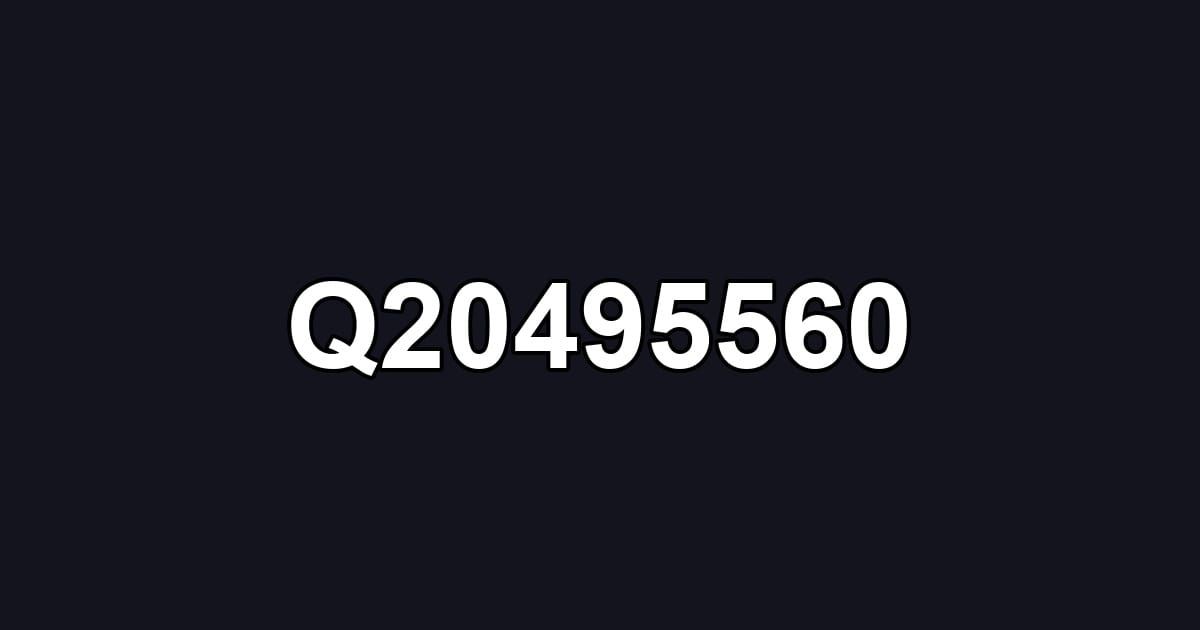 Q20495560