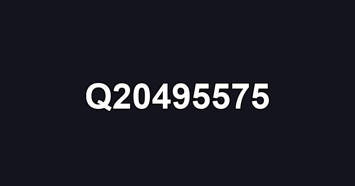 Q20495575