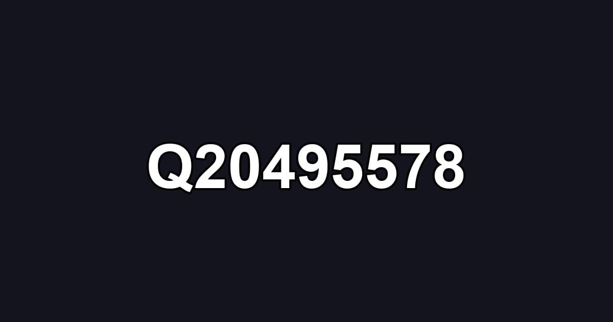 Q20495578