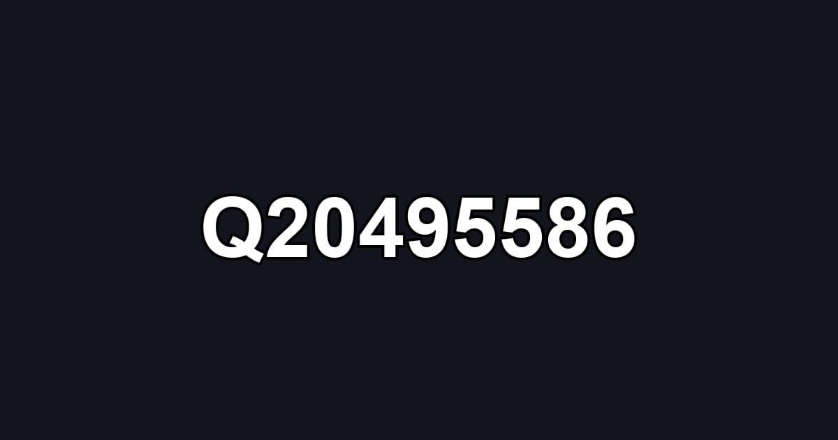 Q20495586