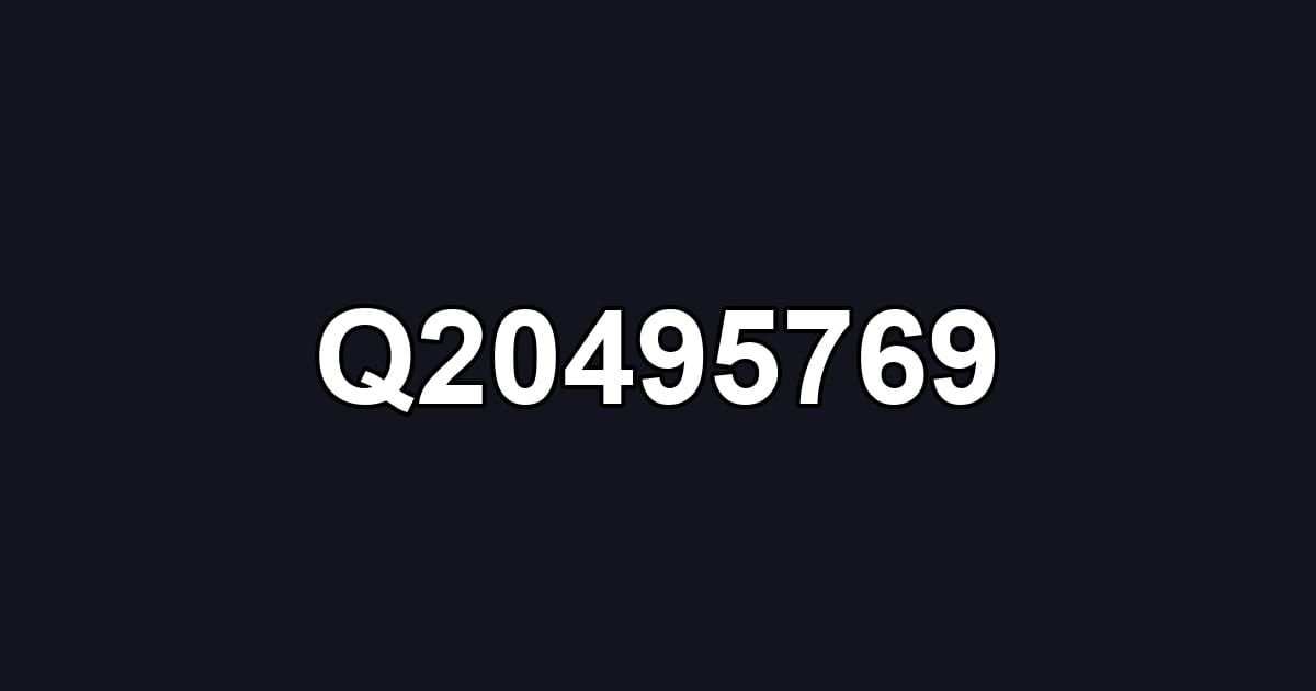Q20495769