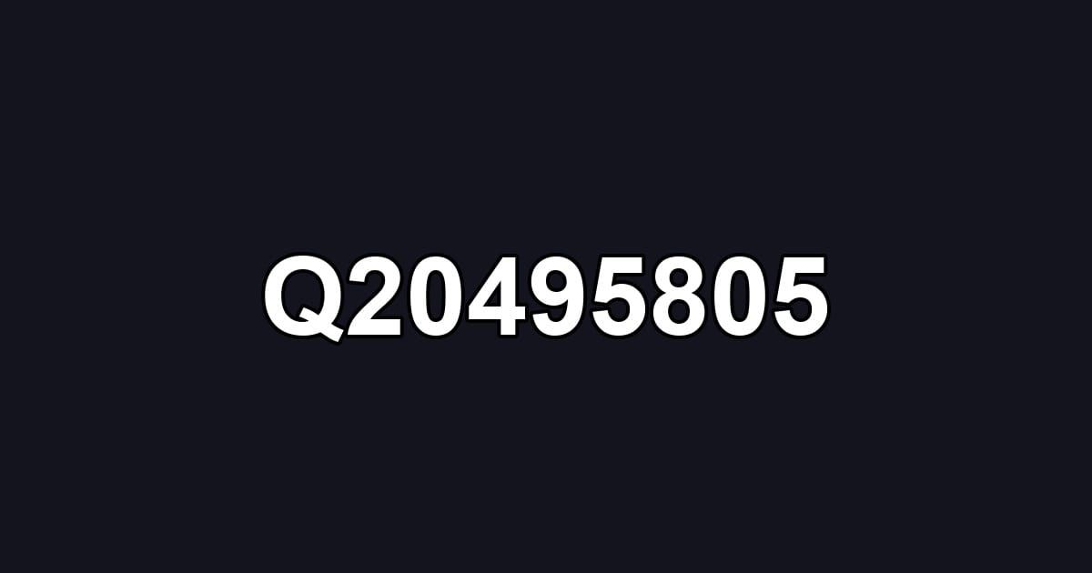 Q20495805