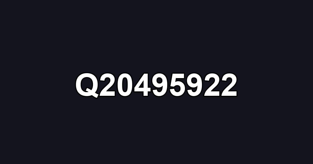 Q20495922