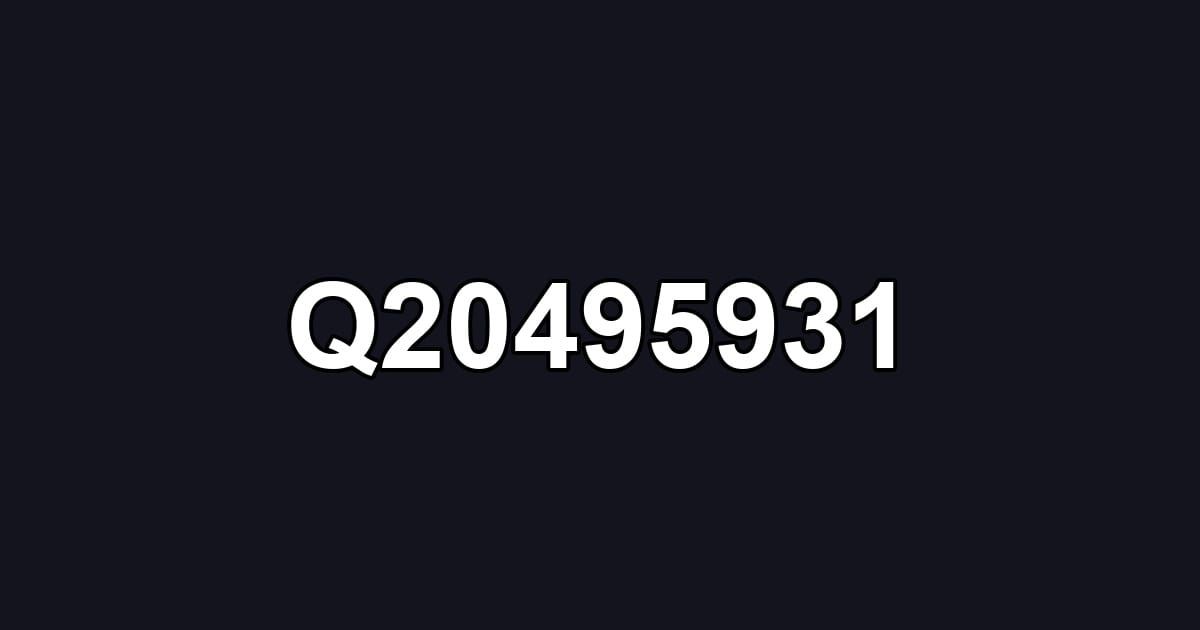 Q20495931