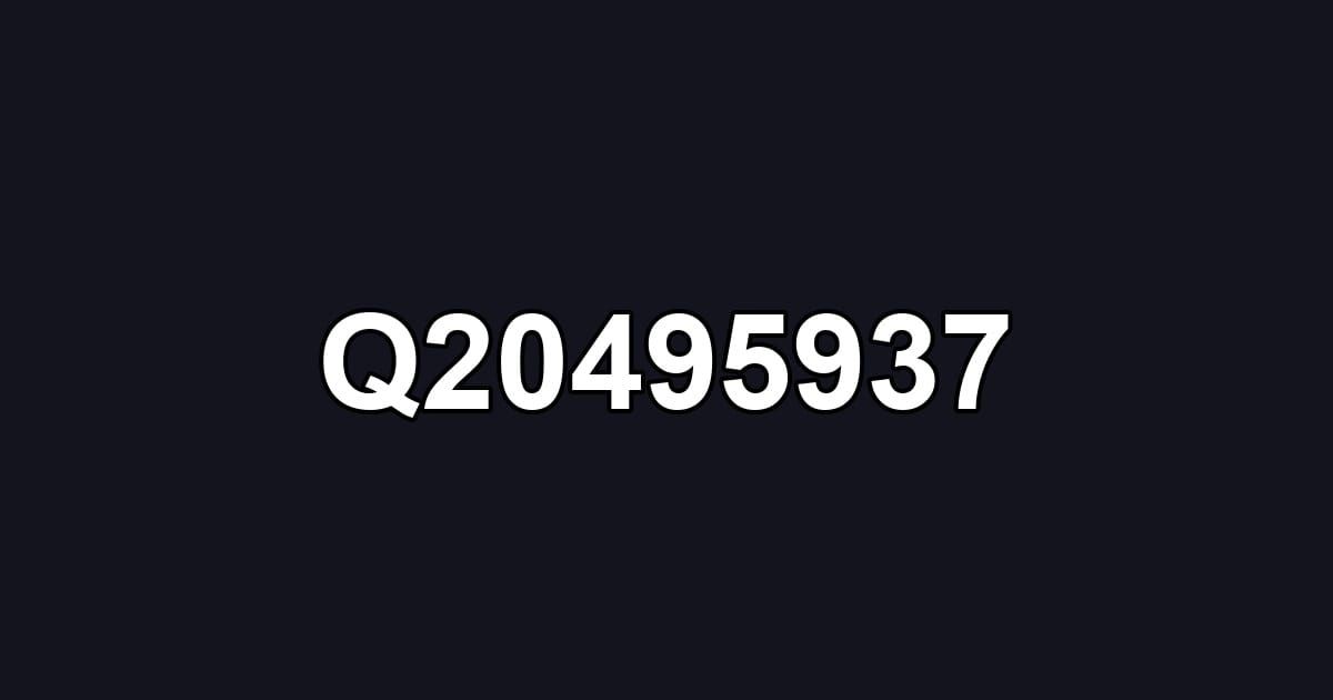 Q20495937
