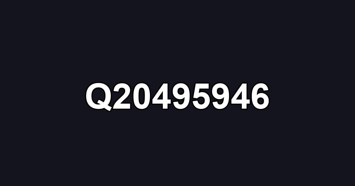 Q20495946