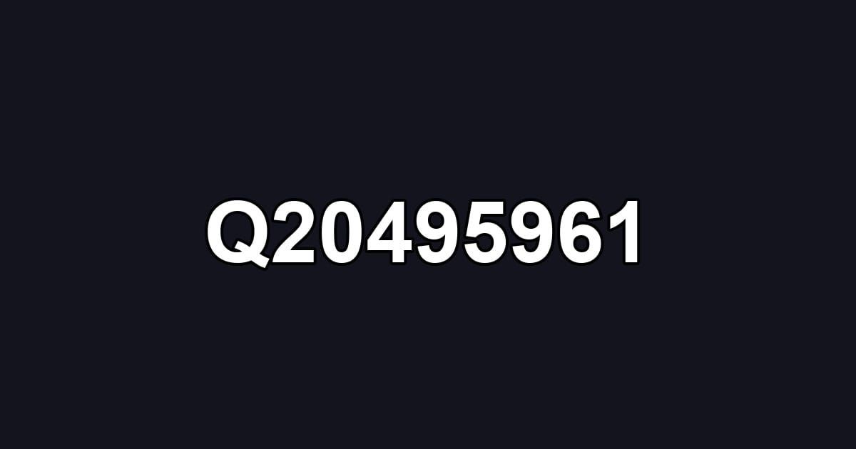 Q20495961