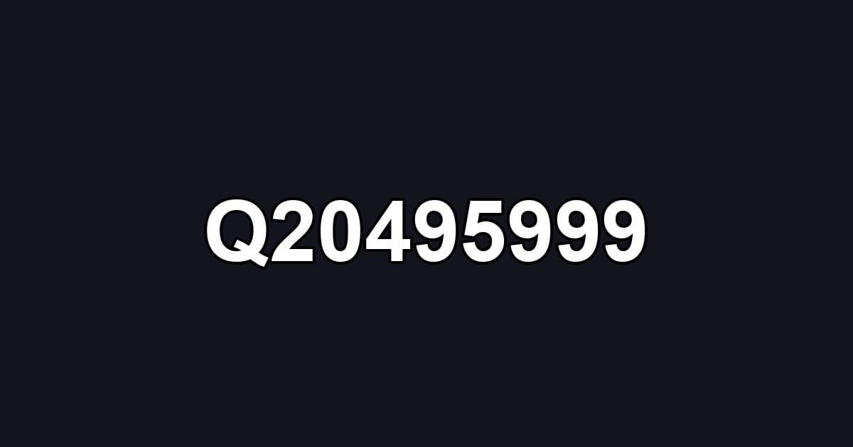 Q20495999