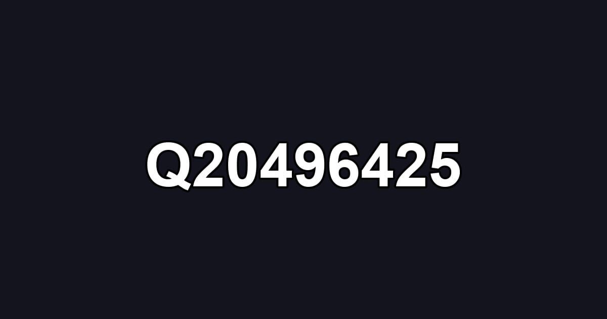 Q20496425