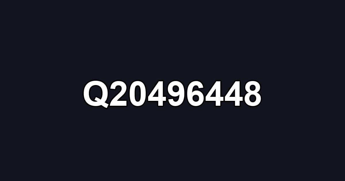 Q20496448