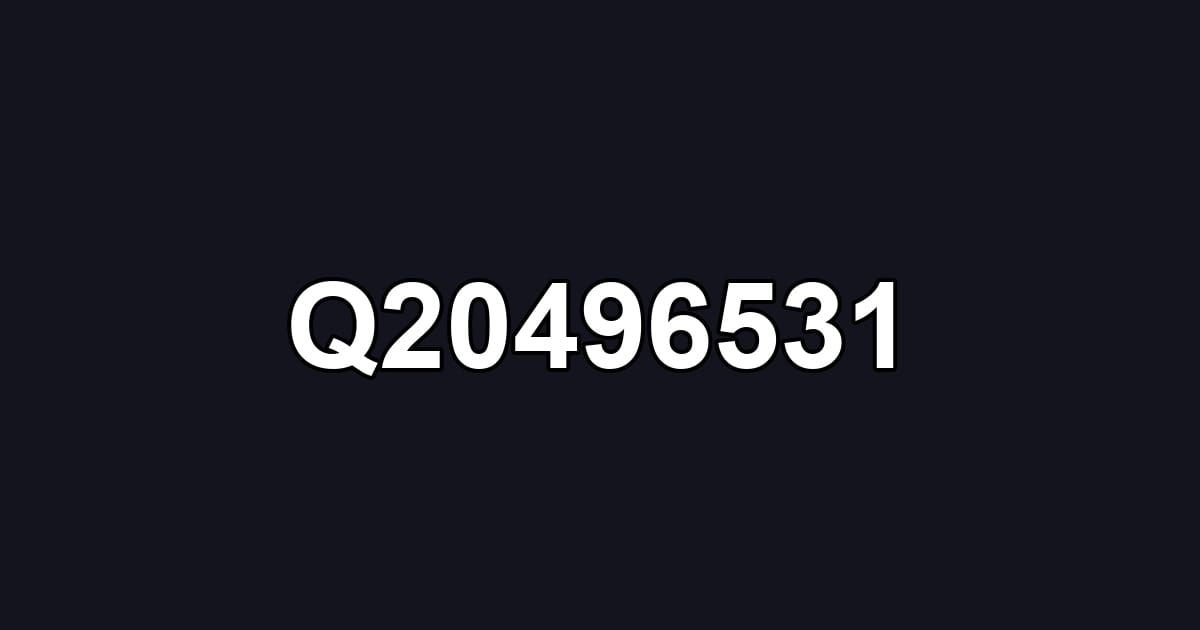 Q20496531