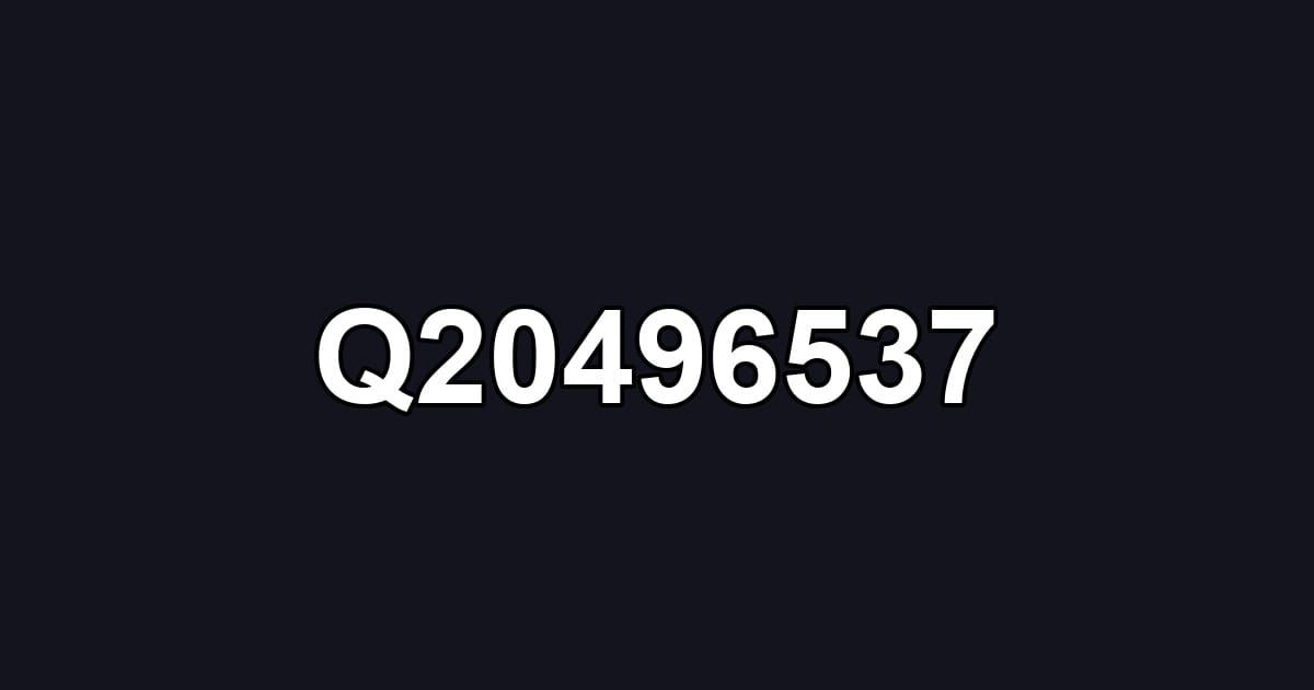 Q20496537
