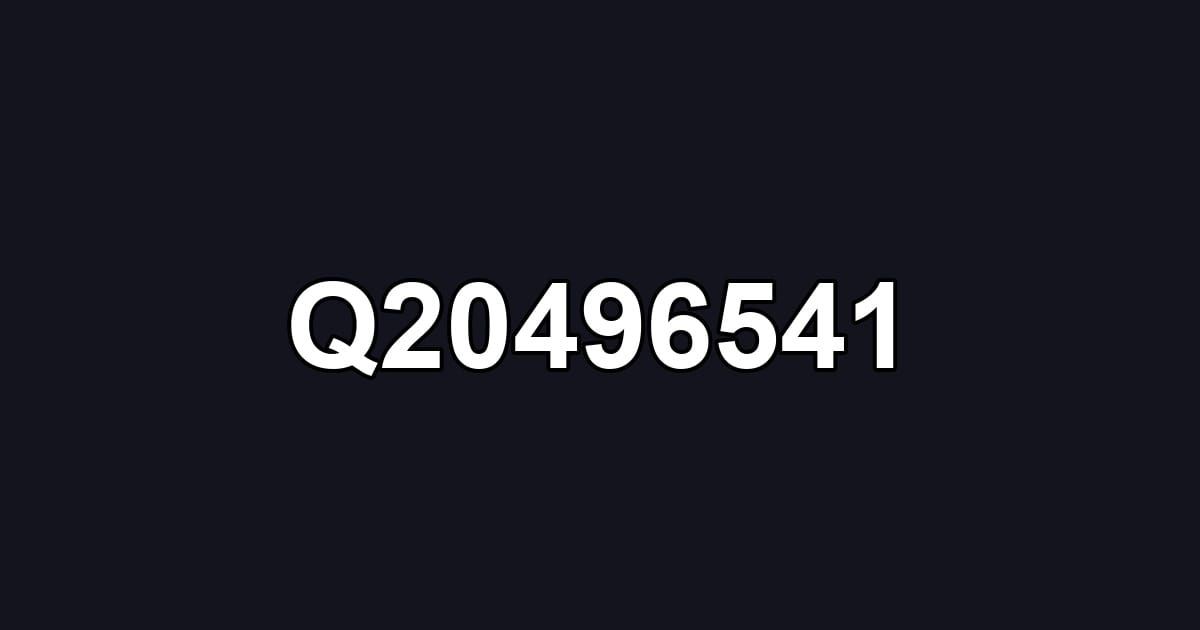 Q20496541