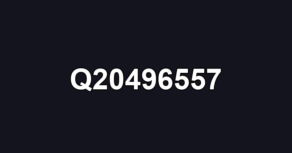 Q20496557