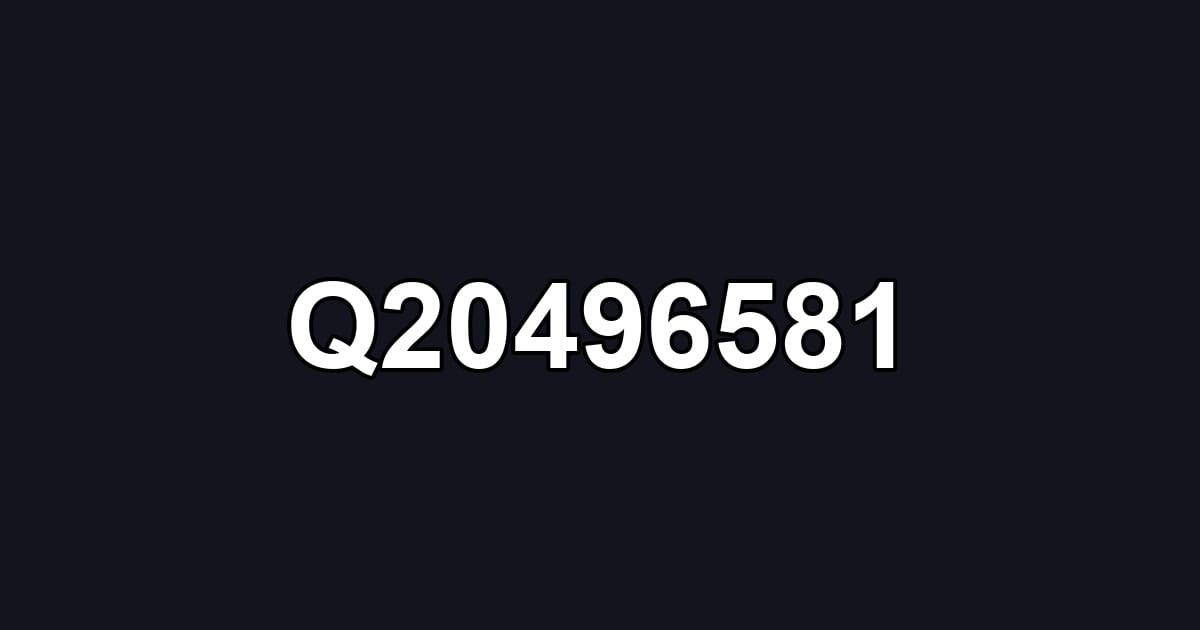 Q20496581