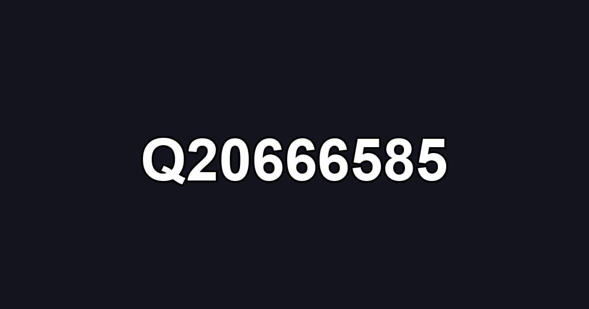 Q20666585