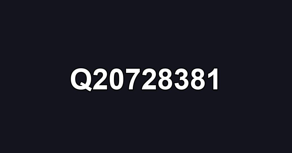 Q20728381