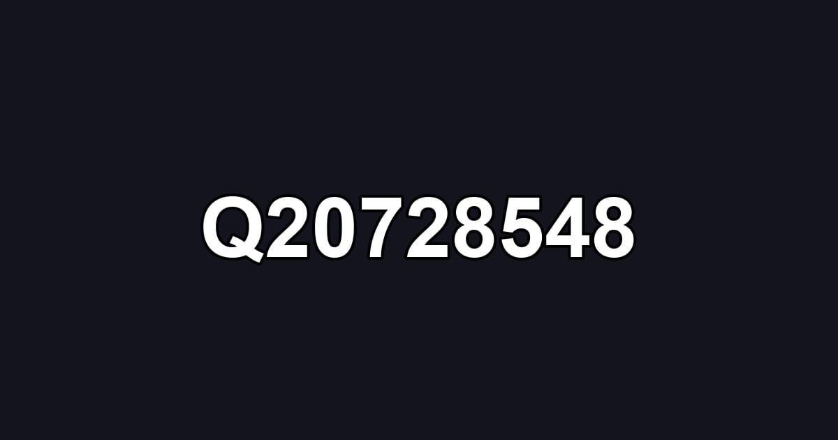 Q20728548