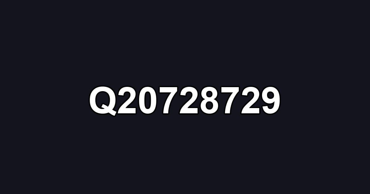 Q20728729