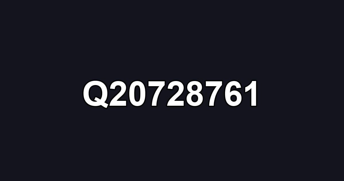 Q20728761