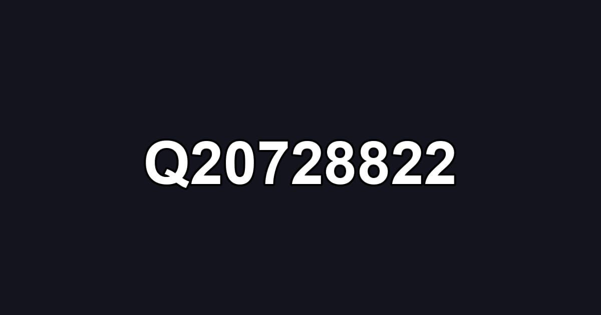 Q20728822