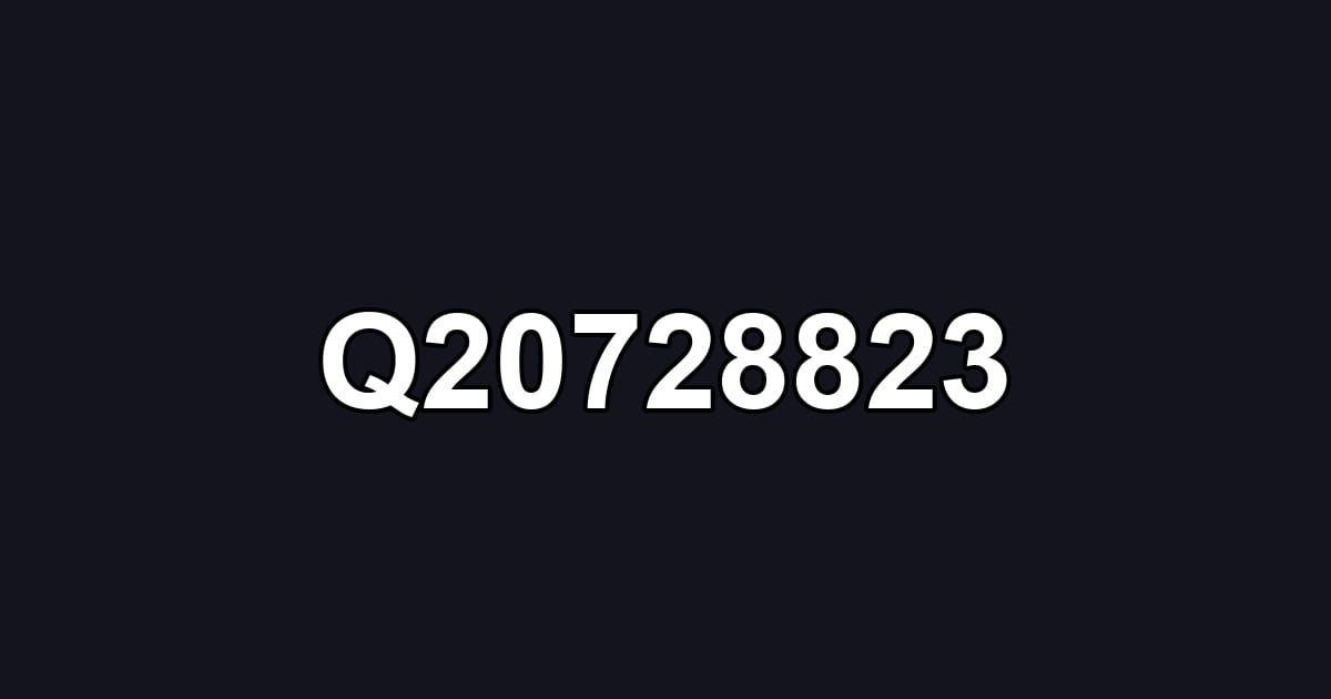 Q20728823