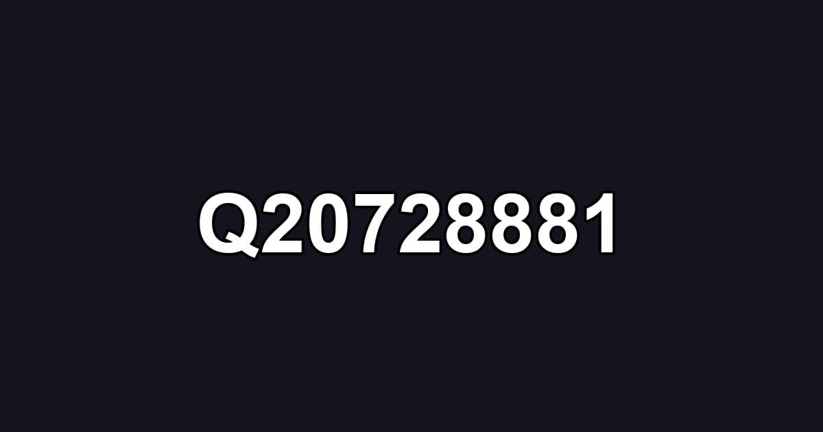Q20728881