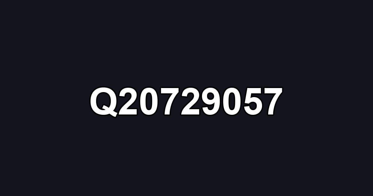 Q20729057
