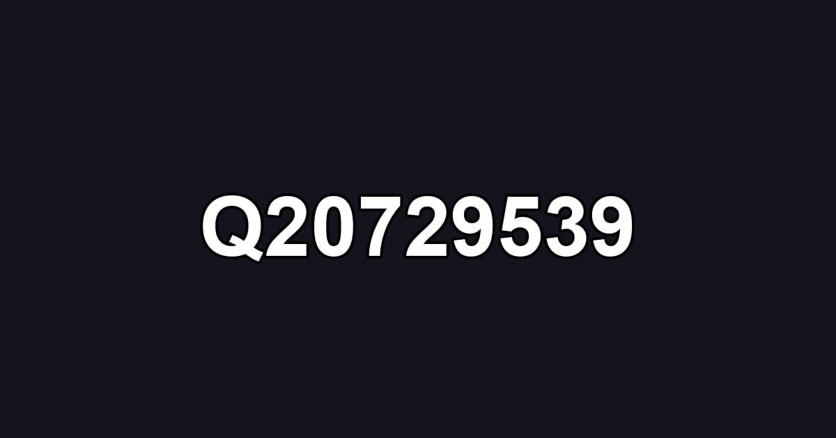 Q20729539