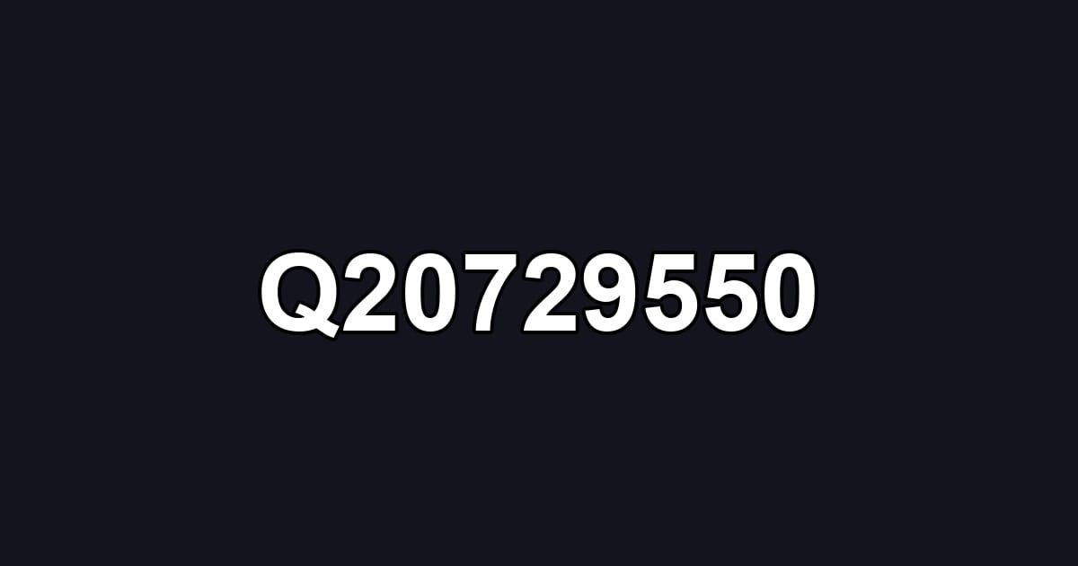 Q20729550