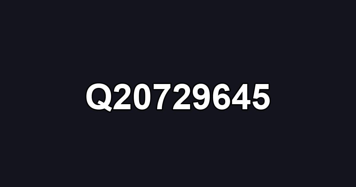 Q20729645