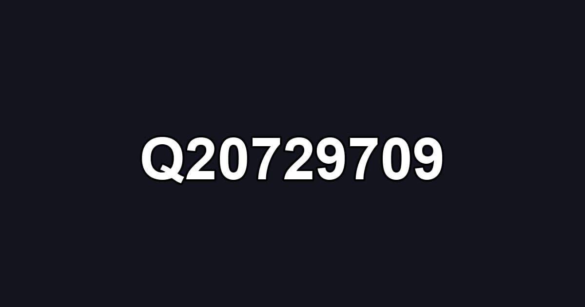 Q20729709