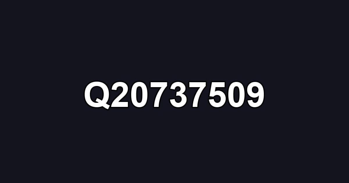 Q20737509
