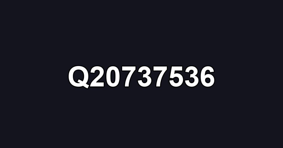 Q20737536