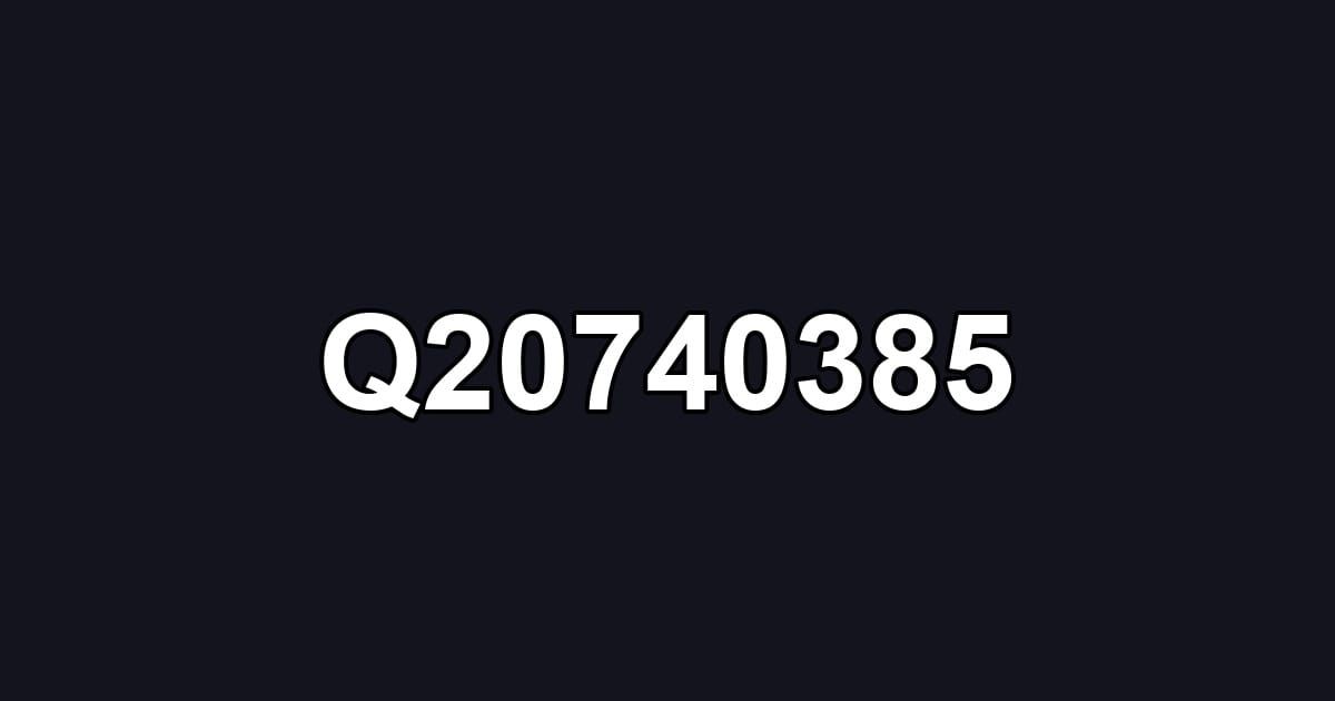 Q20740385
