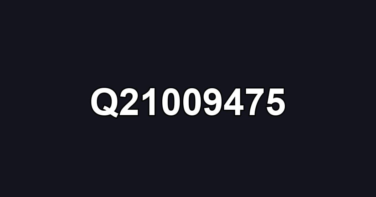 Q21009475