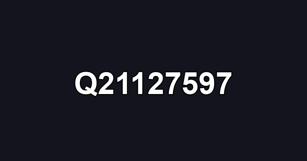 Q21127597