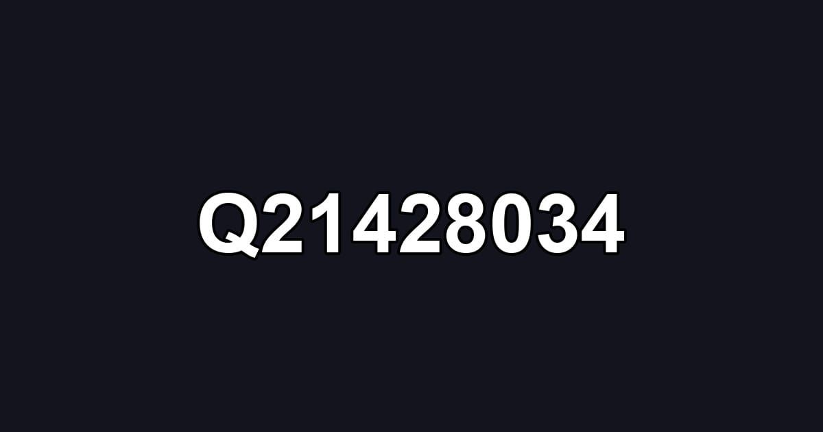 Q21428034