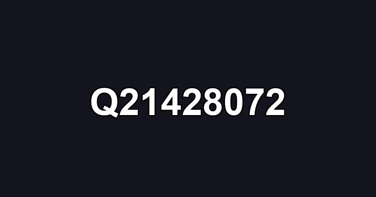 Q21428072