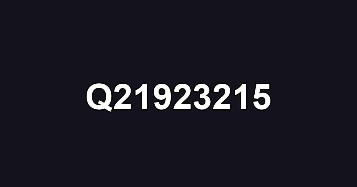 Q21923215